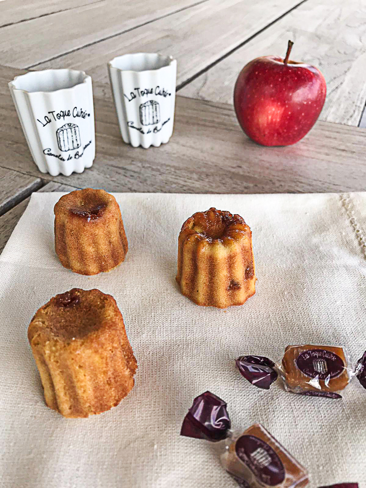 Image illustrative de l'article "Gâteaux aux pommes et caramels aux canelés"